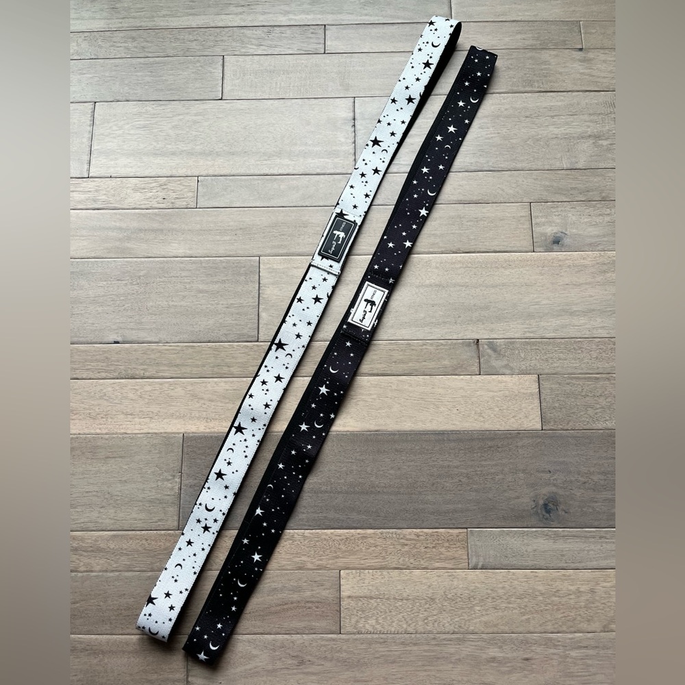 Susie B Fitness Long Bands-Moon & Stars